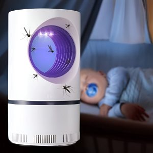 Capcană LED pentru țânțari – Soluție silențioasă și sigură | BUZZOFF