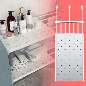 Raft extensibil cu prindere prin tensiune (48-80 cm, Fără găurire) | SHELFEXPEND