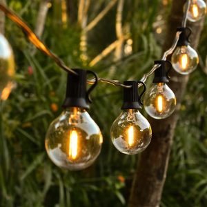 Șir de lumini G40 Globe - 25 becuri, 7,5 m, extensibil | YARDBULBS