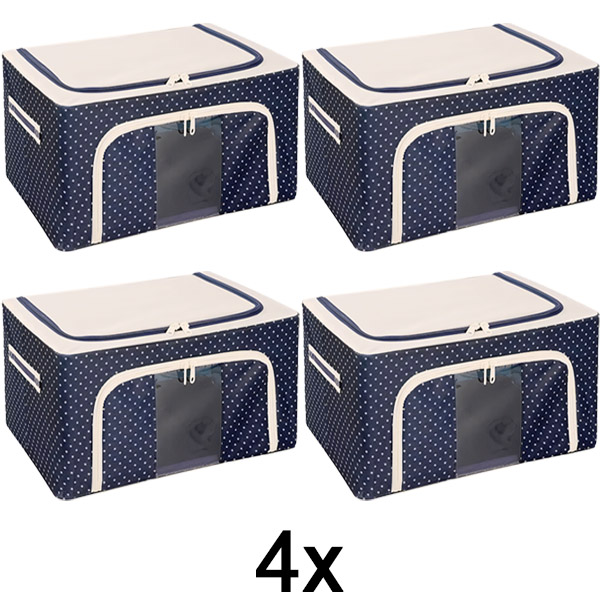 4x Cutie de depozitare pentru dulapuri | STACKBOX