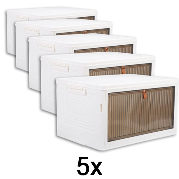5x Cutie de depozitare cu capac | ORGABOX