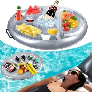 Tavă gonflabilă perfectă pentru băuturi în piscină | FLOATPLATI
