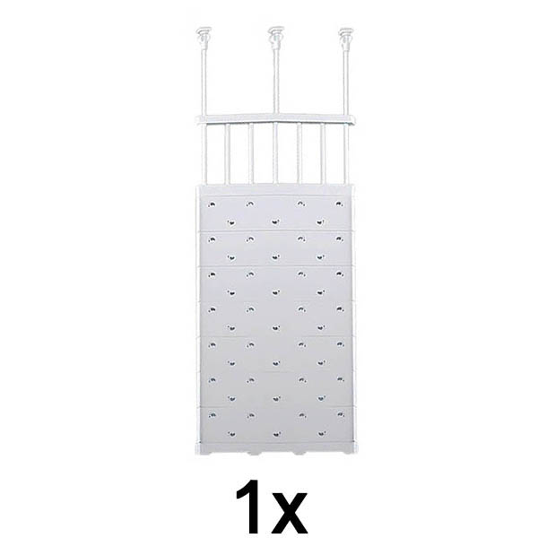 1x Raft extensibil cu prindere prin tensiune (48-80 cm, Fără găurire) | SHELFEXPEND