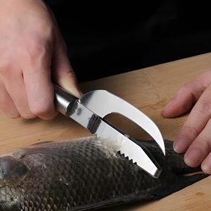 Curățător de solzi din oțel inoxidabil | FISHBLADE