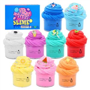 Super slime din lut (9 bucăți) | CLAYFUN