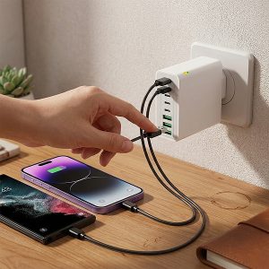 Încărcător pentru telefon cu mai multe porturi | CHARGORA